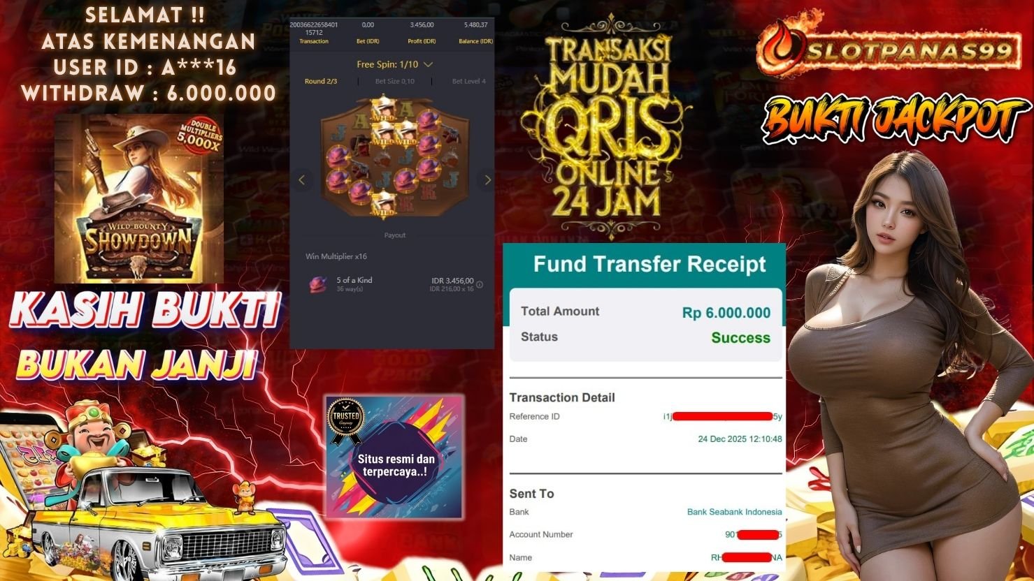 SLOTPANAS99 JACKPOT SLOT WILD BOUNTY SHOWDOWN
